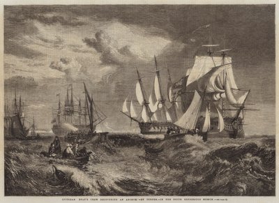 Spithead Bootscrew holt einen Anker zurück von Joseph Mallord William Turner